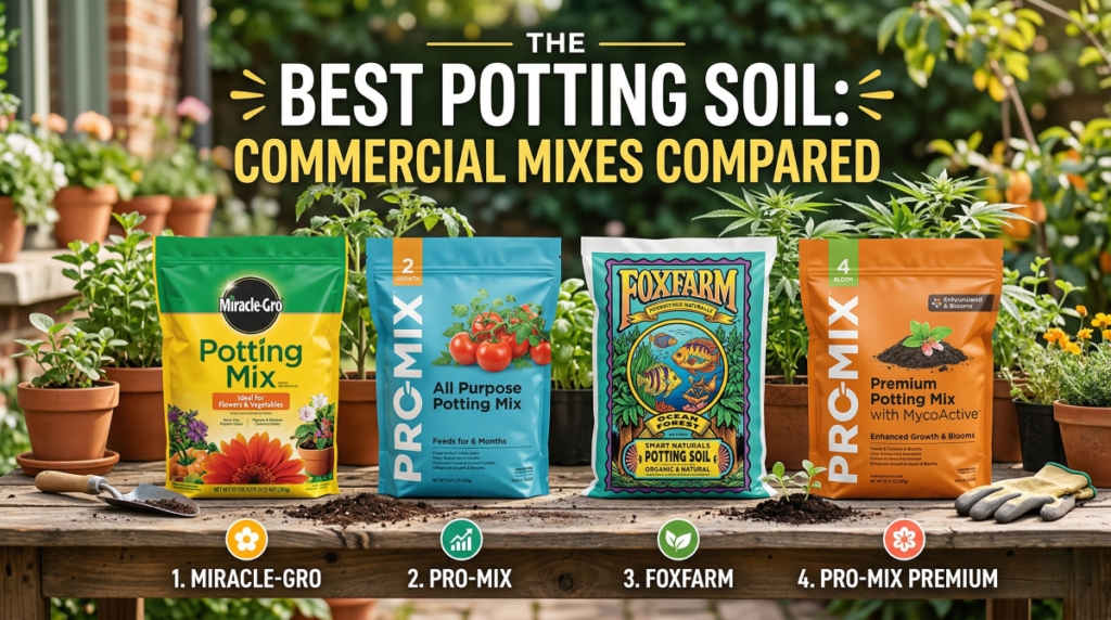 The Best Potting Soil: Comparing Commercial Mixes for Your Potted ...